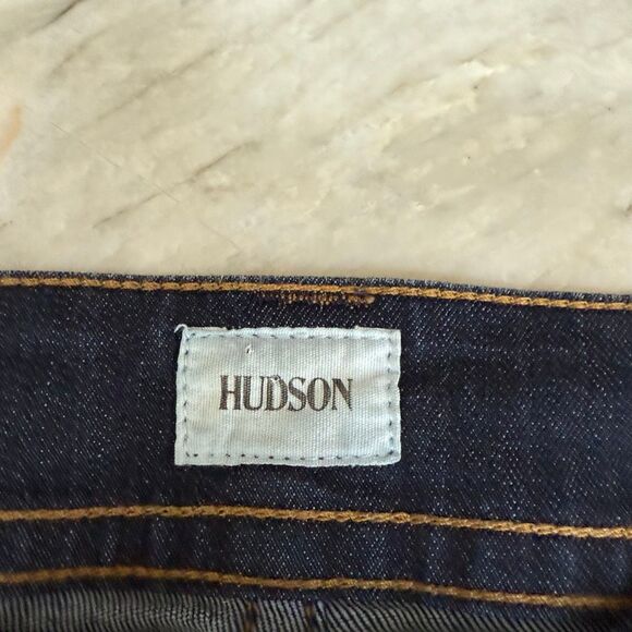 Hudson Y2K signature midrise bootcut jeans size 28 button flap back pockets - Picture 6 of 11